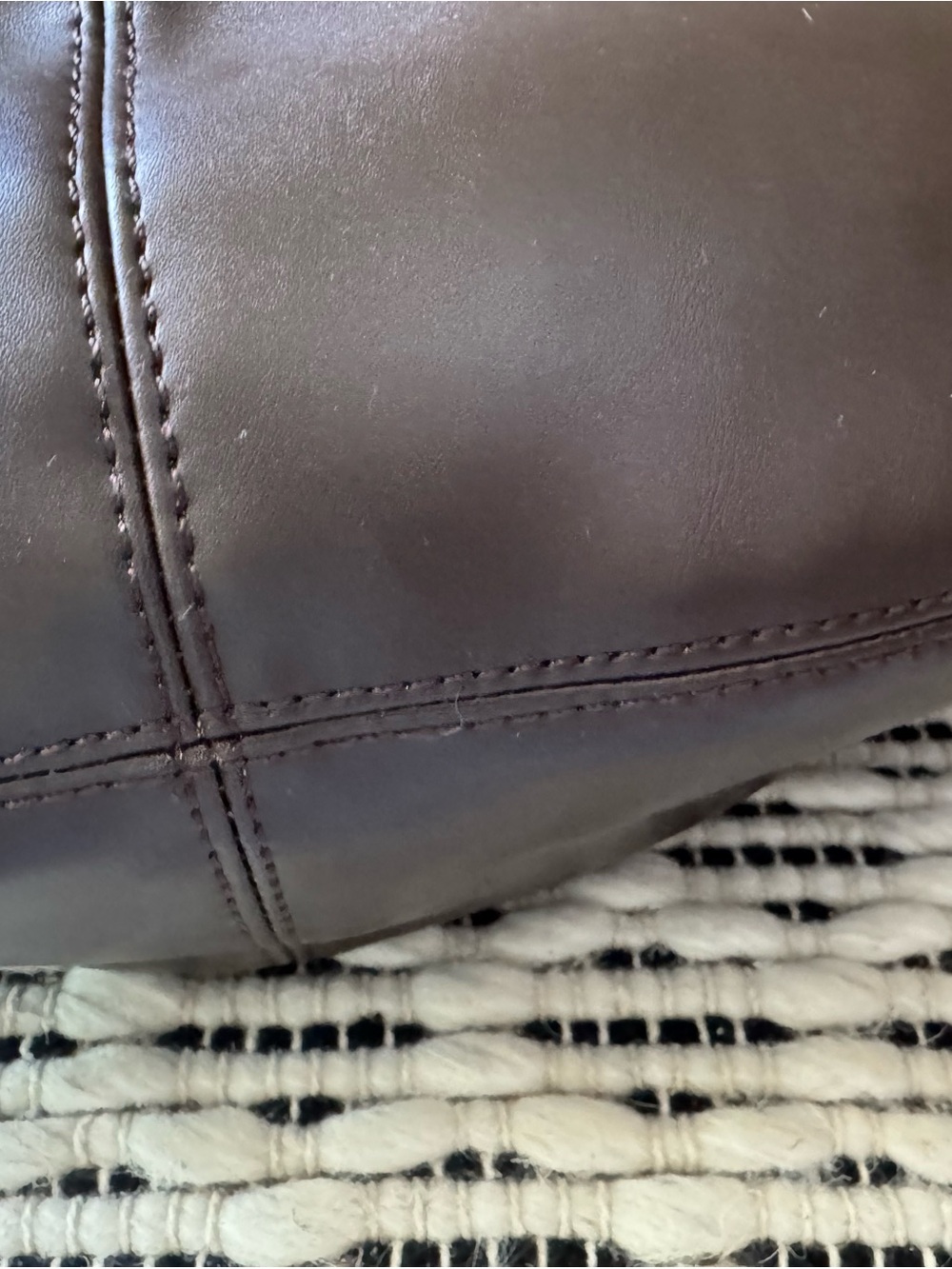 Chocolate brown Leather Hobo Bag - Classic Women's Shoulder Bag - Picture 5 of 13